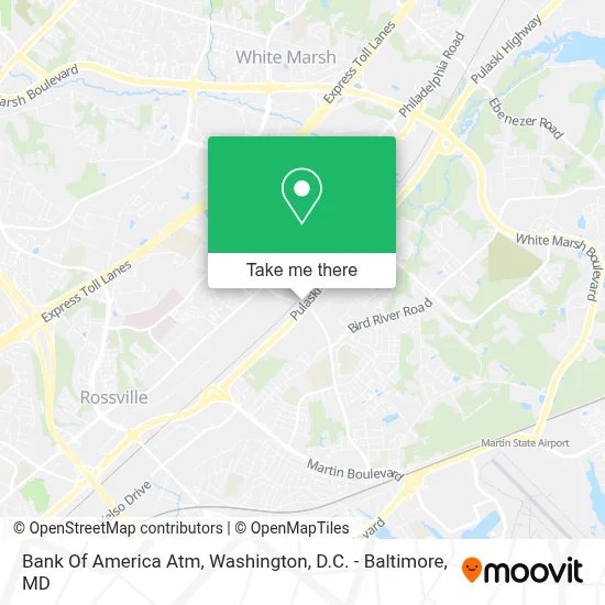 Bank Of America Atm map