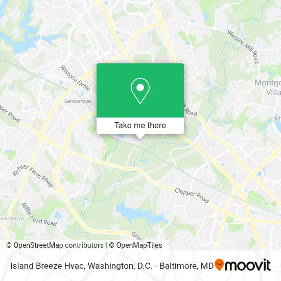 Island Breeze Hvac map