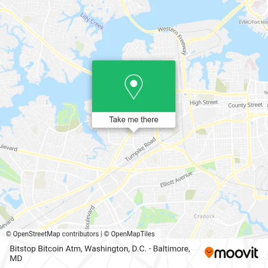 Bitstop Bitcoin Atm map