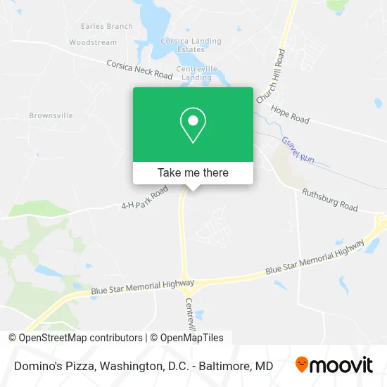 Domino's Pizza map