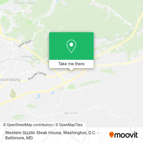 Western Sizzlin Steak House map