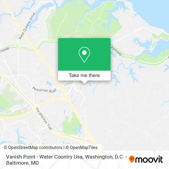 Vanish Point - Water Country Usa map