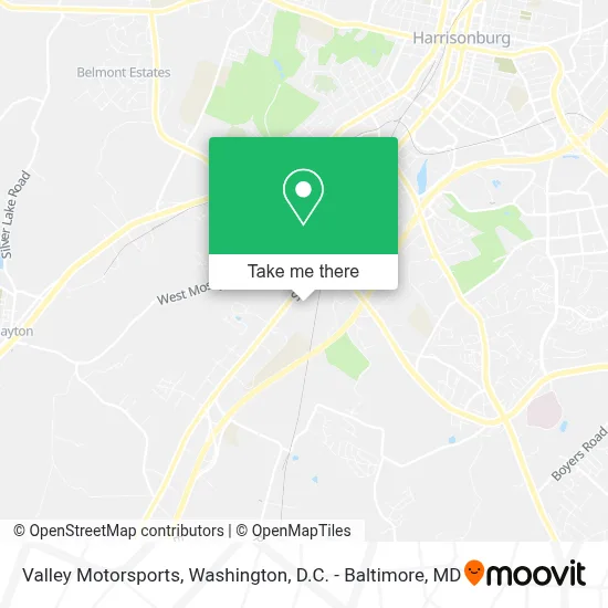 Valley Motorsports map