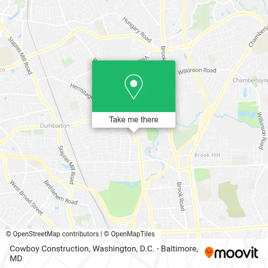 Cowboy Construction map