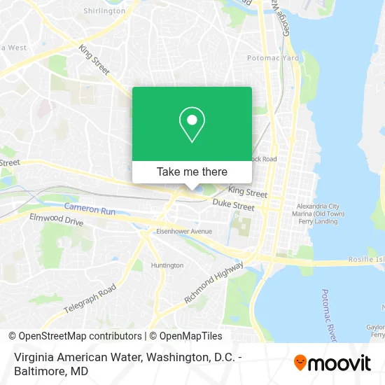 Virginia American Water map