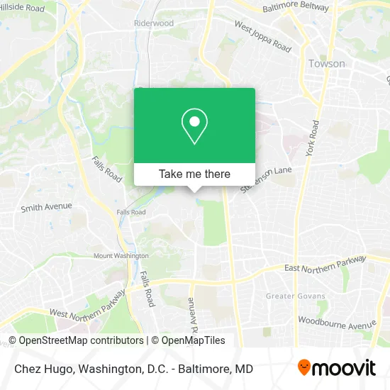 Chez Hugo map