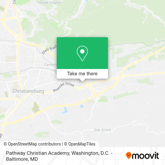 Pathway Christian Academy map