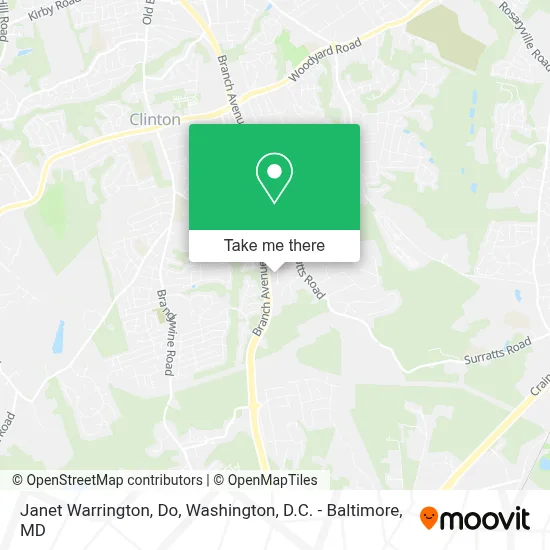Janet Warrington, Do map