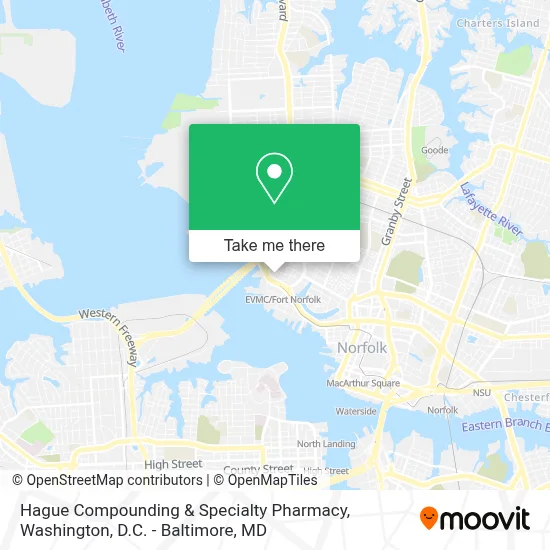 Hague Compounding & Specialty Pharmacy map