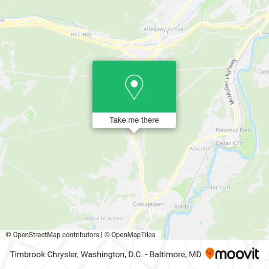 Timbrook Chrysler map