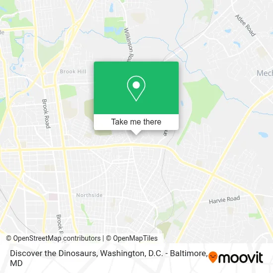 Discover the Dinosaurs map