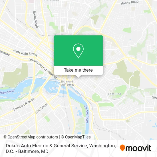 Duke's Auto Electric & General Service map
