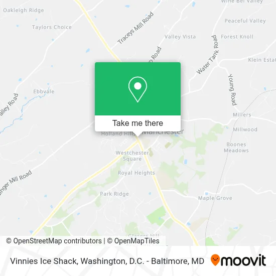 Vinnies Ice Shack map