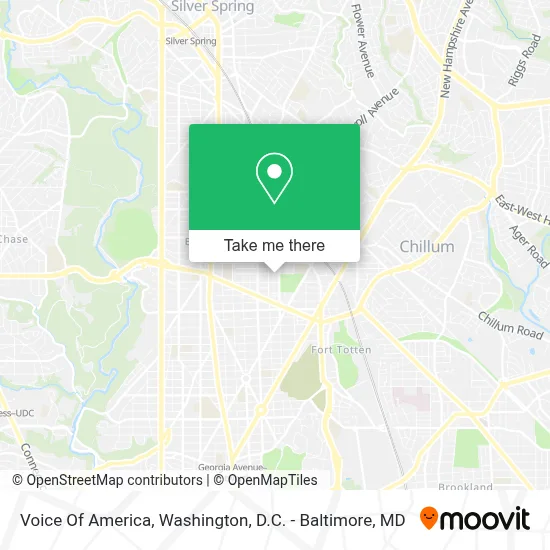 Voice Of America map