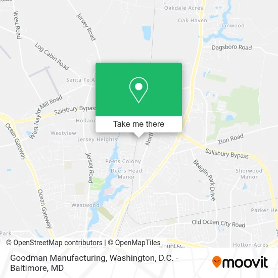 Goodman Manufacturing map