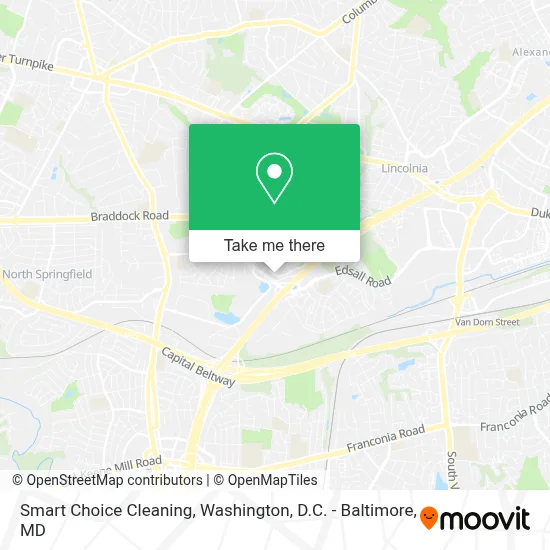 Smart Choice Cleaning map