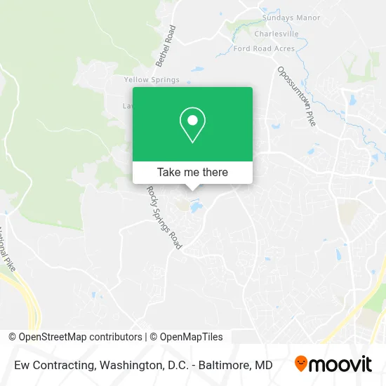 Ew Contracting map