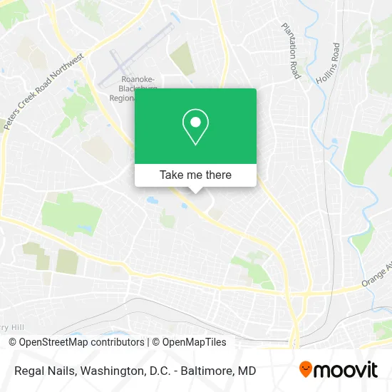 Regal Nails map