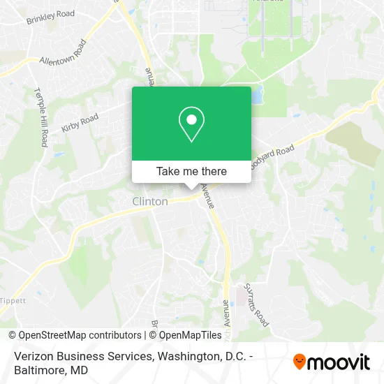 Verizon Business Services map