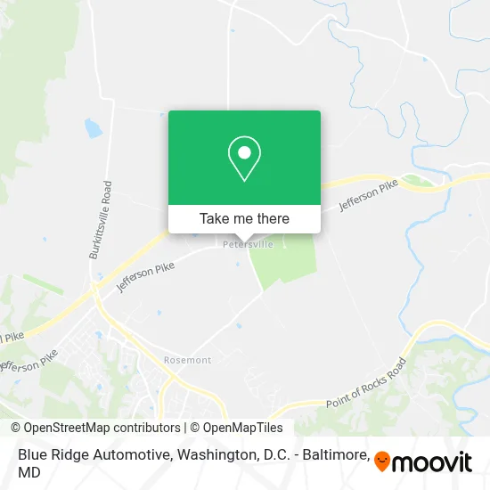 Blue Ridge Automotive map