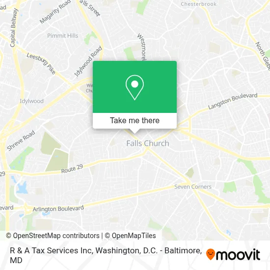 R & A Tax Services Inc map