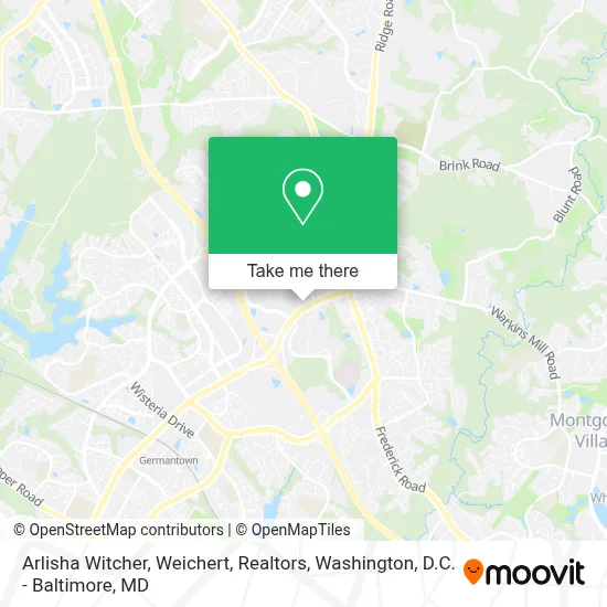 Arlisha Witcher, Weichert, Realtors map