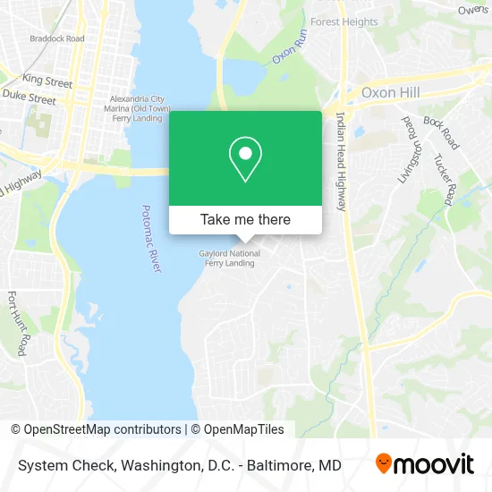 System Check map
