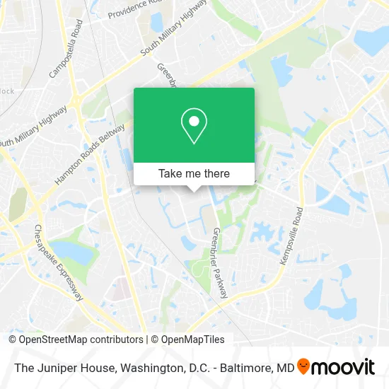 The Juniper House map