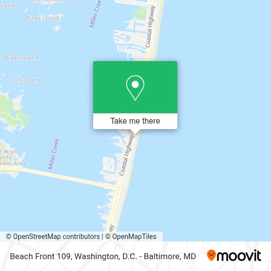 Beach Front 109 map