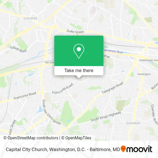 Capital City Church map