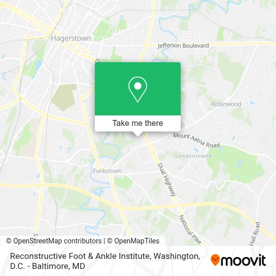 Reconstructive Foot & Ankle Institute map