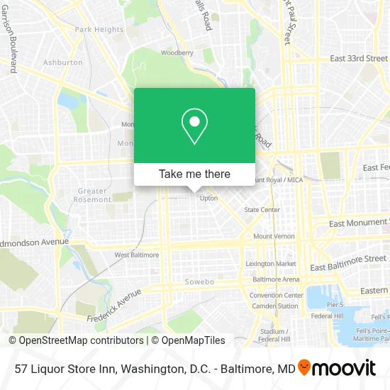 57 Liquor Store Inn map