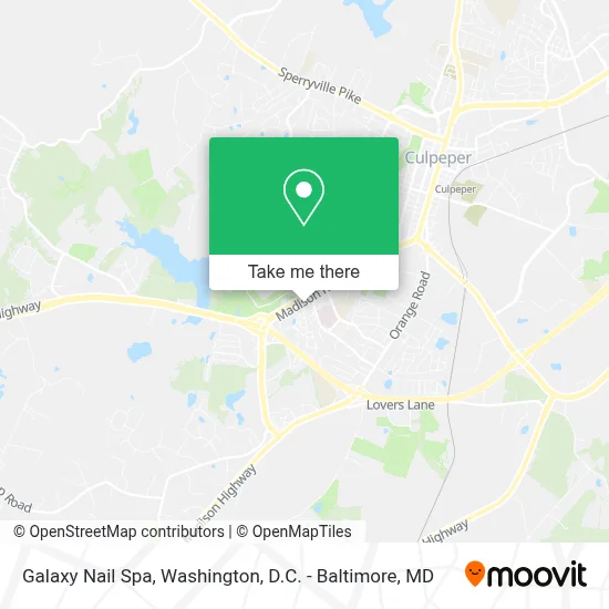 Galaxy Nail Spa map