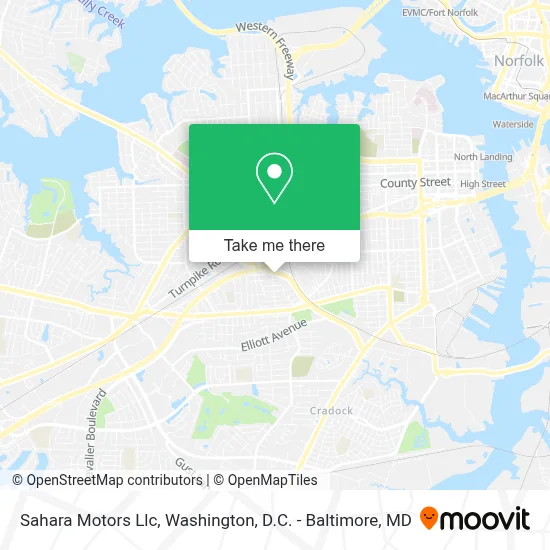 Sahara Motors Llc map