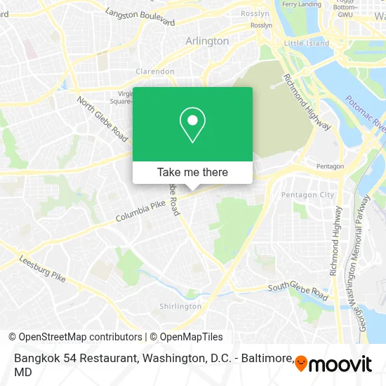 Bangkok 54 Restaurant map