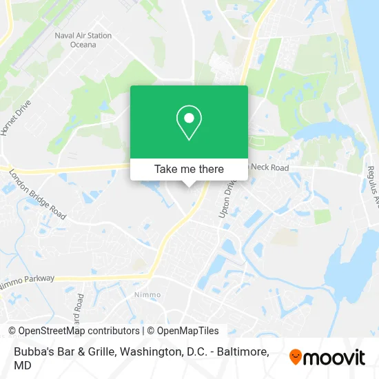 Bubba's Bar & Grille map