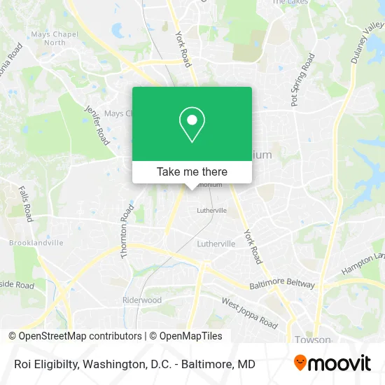 Roi Eligibilty map