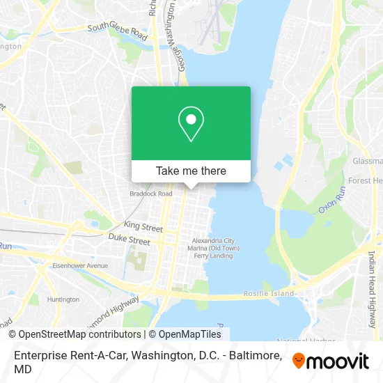 Enterprise Rent-A-Car map