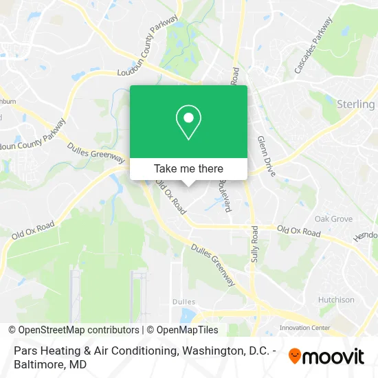 Pars Heating & Air Conditioning map