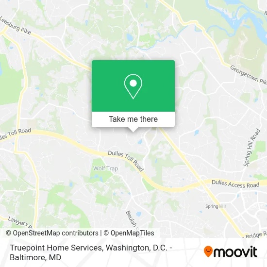 Truepoint Home Services map