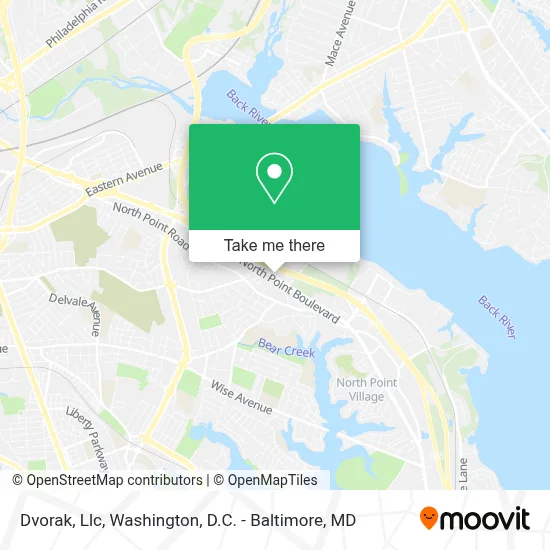 Dvorak, Llc map