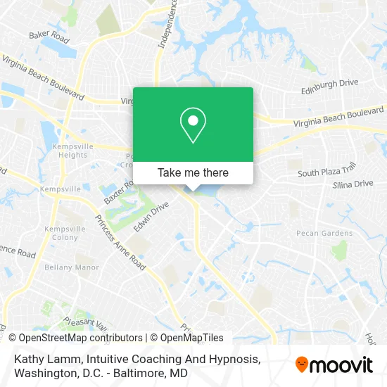 Kathy Lamm, Intuitive Coaching And Hypnosis map