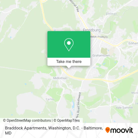 Braddock Apartments map