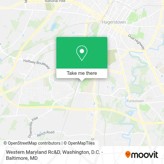 Western Maryland Rc&D map