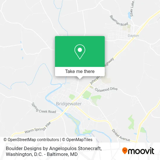 Boulder Designs by Angelopulos Stonecraft map