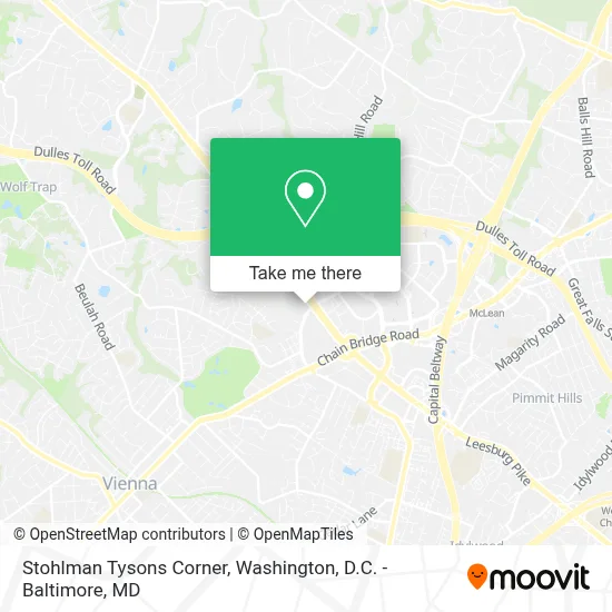 Stohlman Tysons Corner map
