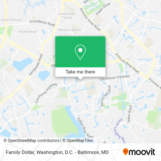 Family Dollar map