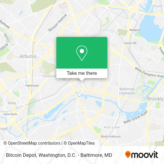 Bitcoin Depot map