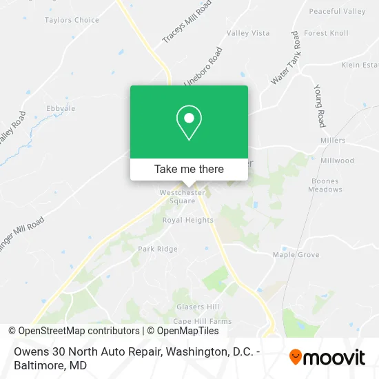 Owens 30 North Auto Repair map