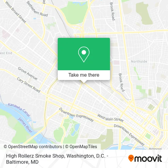 High Rollerz Smoke Shop map